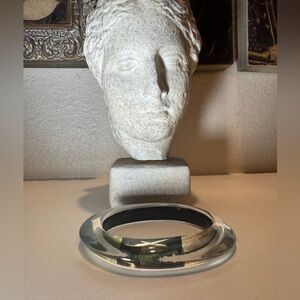 Rare Signed Gail‎ Klevan Acrylic Bangle Bracelet – 2000 Modernist Collectible
